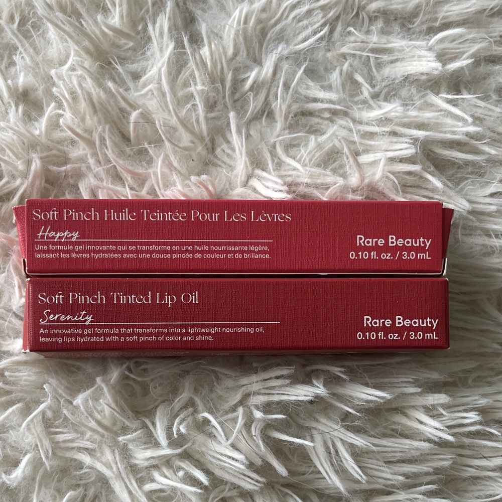 NEW in box rare beauty lip oil/stain, BUNDLE OF 2